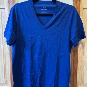 Armani Exchange Men's Deep Blue Tee